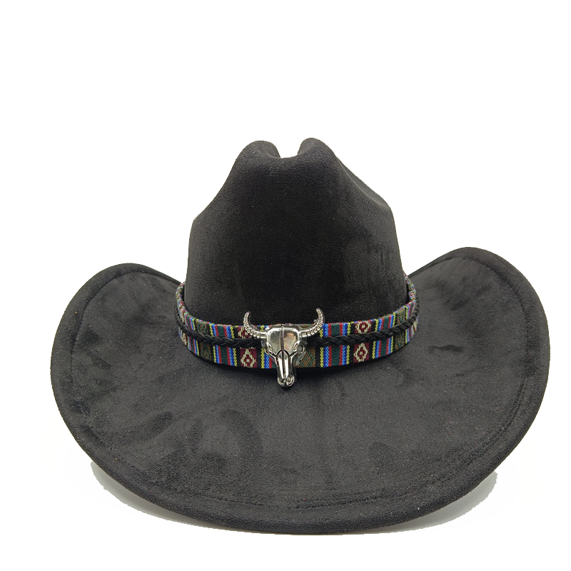 Cappello da cowboy viola nuovi accessori per cappelli da cowboy cappello da cowboy cappello in materiale scamosciato nuovo cappello da cavaliere da uomo e da donna tutto'aperto: cammello