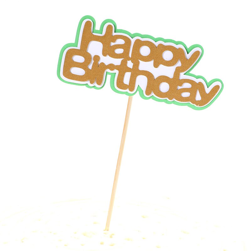 Forêt verte Cactus thème joyeux anniversaire gâteau Topper Kawaii Lion gâteau décoration enfants faveurs Safari fête d'anniversaire fournitures