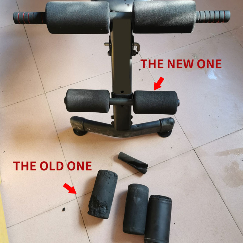 Fuß schaum polster Fitness Studio Schwamm hülse Rolle Bein verlängerung für Fitness geräte neue Griffe Griffe Heim Schulungen gerät Rohr abdeckung