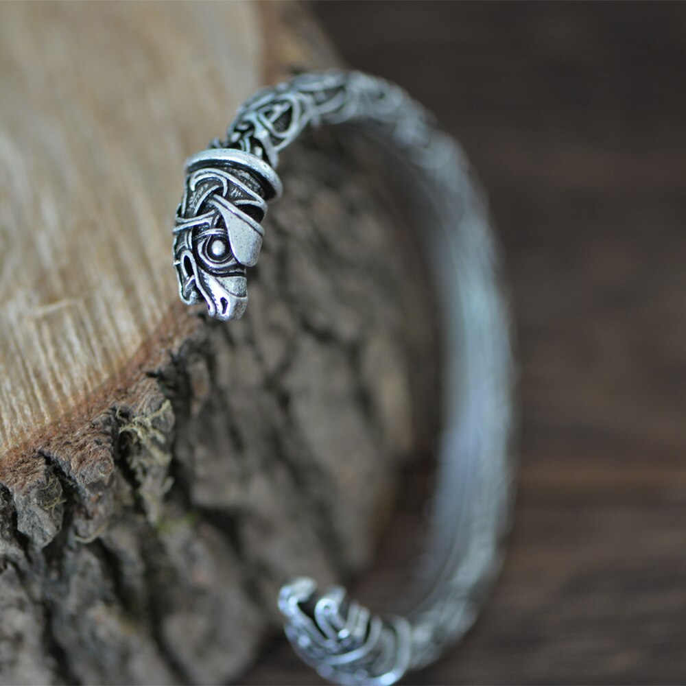 Langhong pulseira viking, 1 peça, unissex, talisman, joia