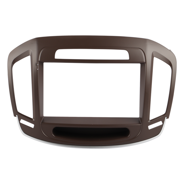 Black/Brown ABS Plastic Trim Facia Frame For Buick Regal Refit Car Android Radio Navigator DVD Mounting Dashboard: Brown