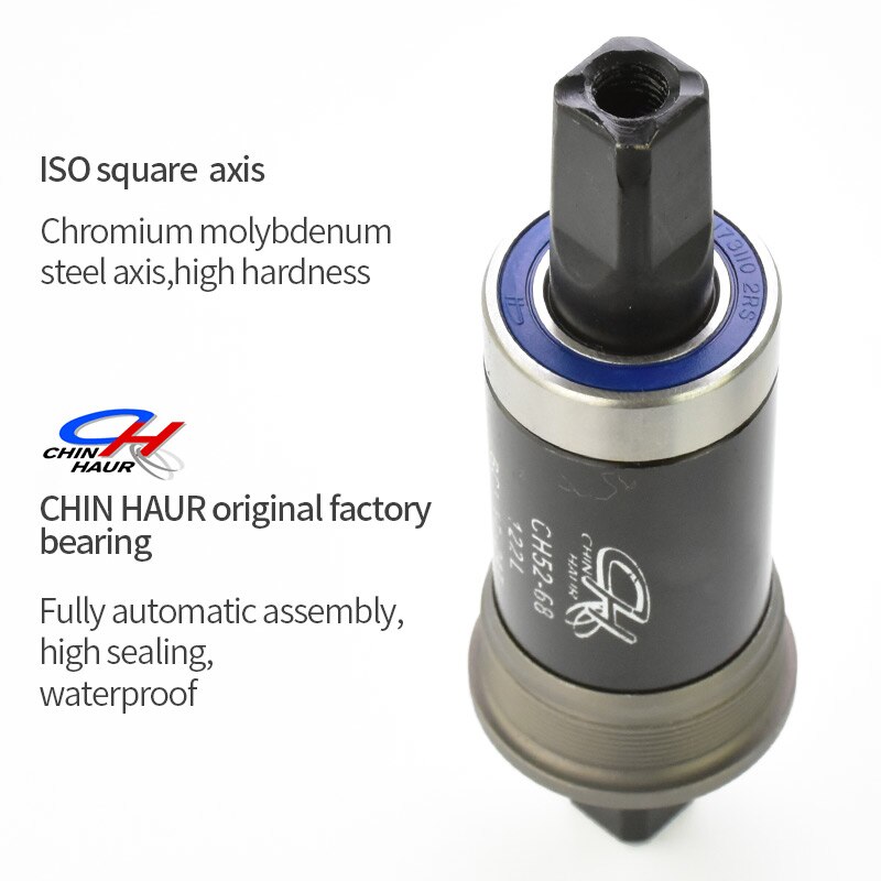 JSHOU BIKE Square Taper Bottom Bracket BSA Tool Crank Axis Accessories Waterproof BB Parts Cycling Tool for Mountain Road Bike
