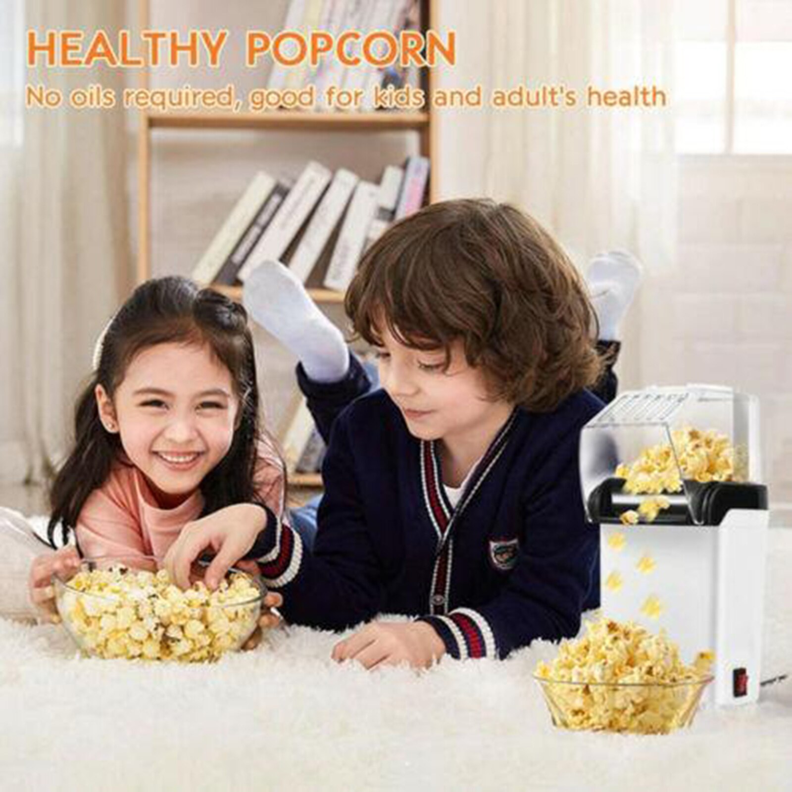 Air Automatic Popper Air Popcorn Machine Fast Popcorn Popper Snacks For Kids Children Kitchen Tools