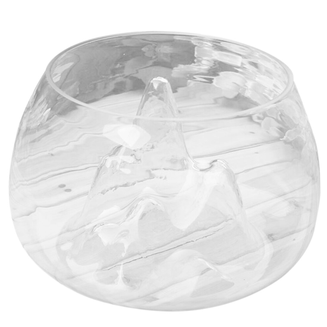 -vas i klart glas akvarium guldfisk akvarie skål hem terrarium dekor ,15cm: Default Title