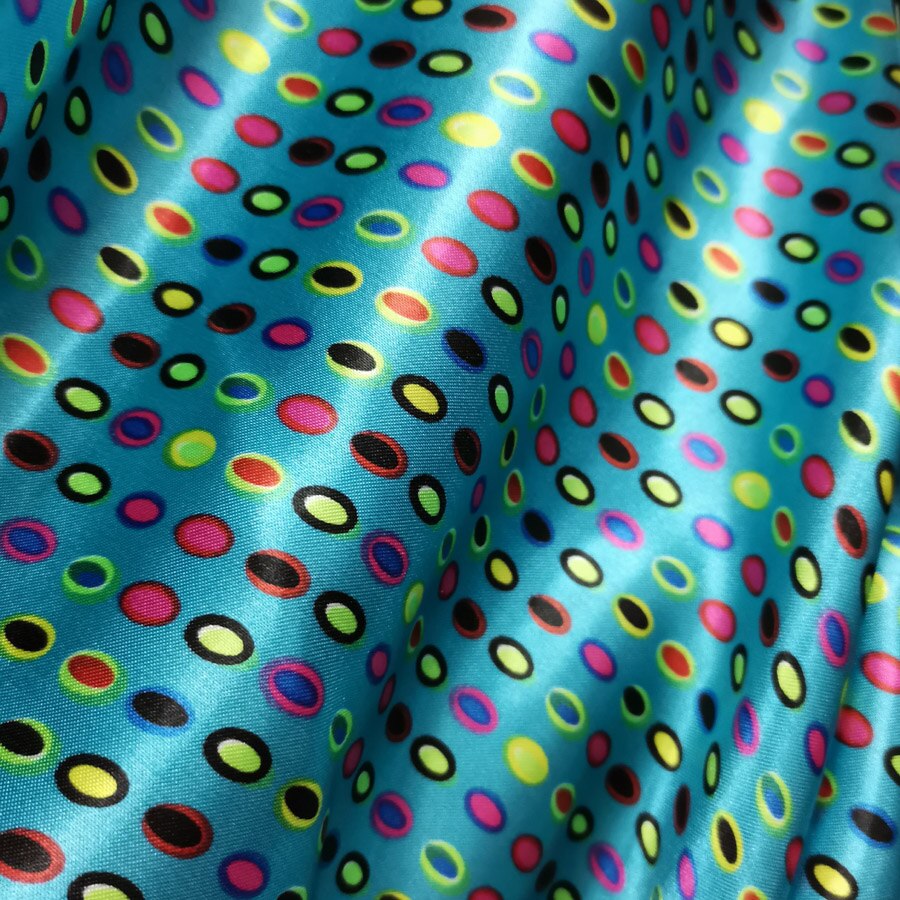 Dejlig dot diy satin stof blødt satin materiale foring håndværk tilda dukke blank charmeuse stof: D