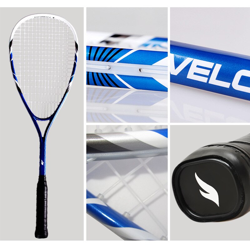 1 Piece Squash Racket Aluminum Carbon Fiber Material For Squash Sport Training Beginner With Carry Bag 2 Colors