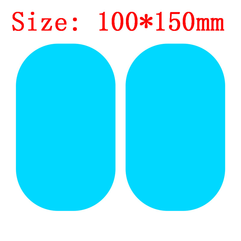 Car Mirror Window Rain Protector Rearview Side Window Clear Film Waterproof Anti-Fog Rain-Proof Protective 2Pcs/Set Car Sticker: 100x150cm