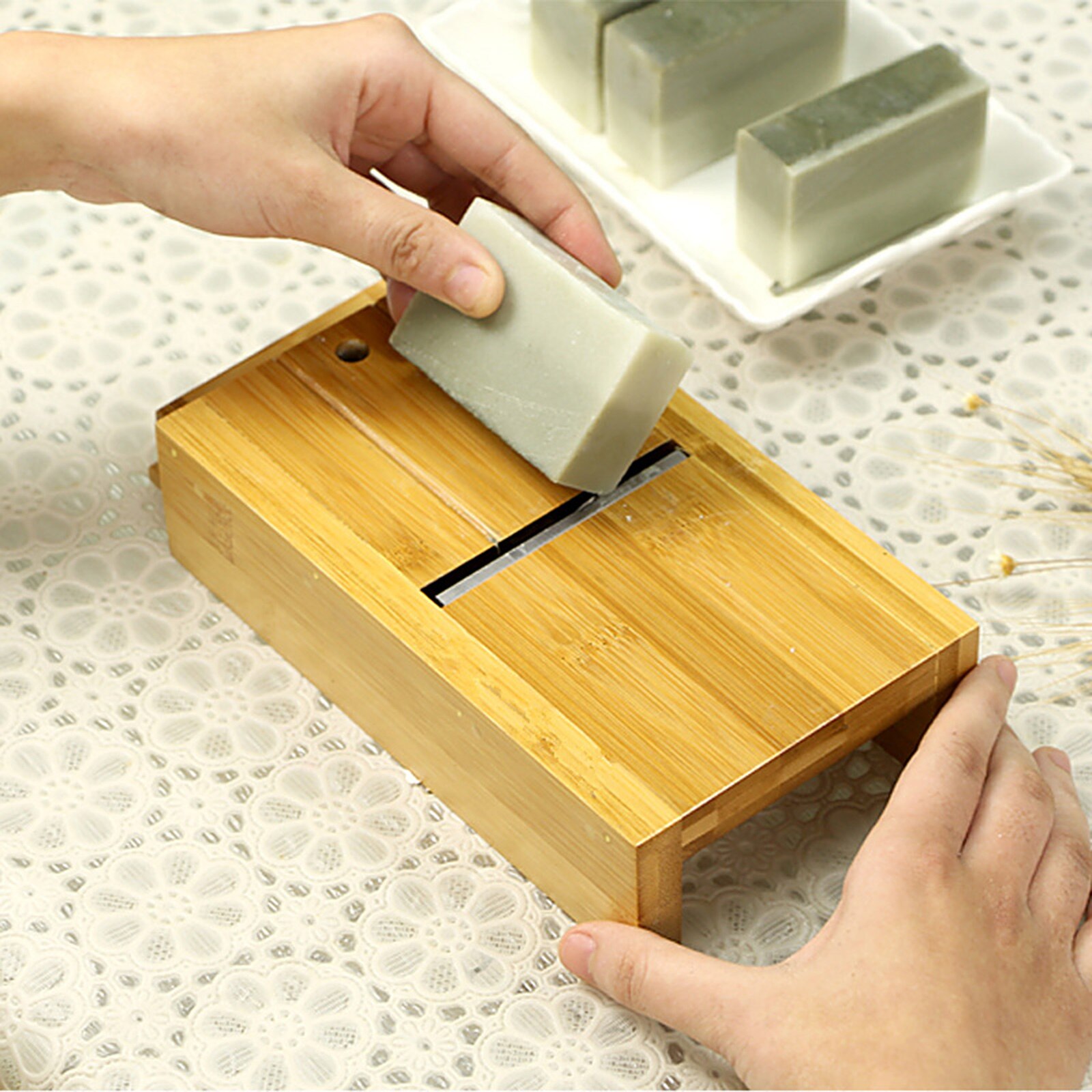 Boîte en bois, coupe-pain, savon, chanfrein, raboteuse pour couper des bougies, fournitures de bricolage