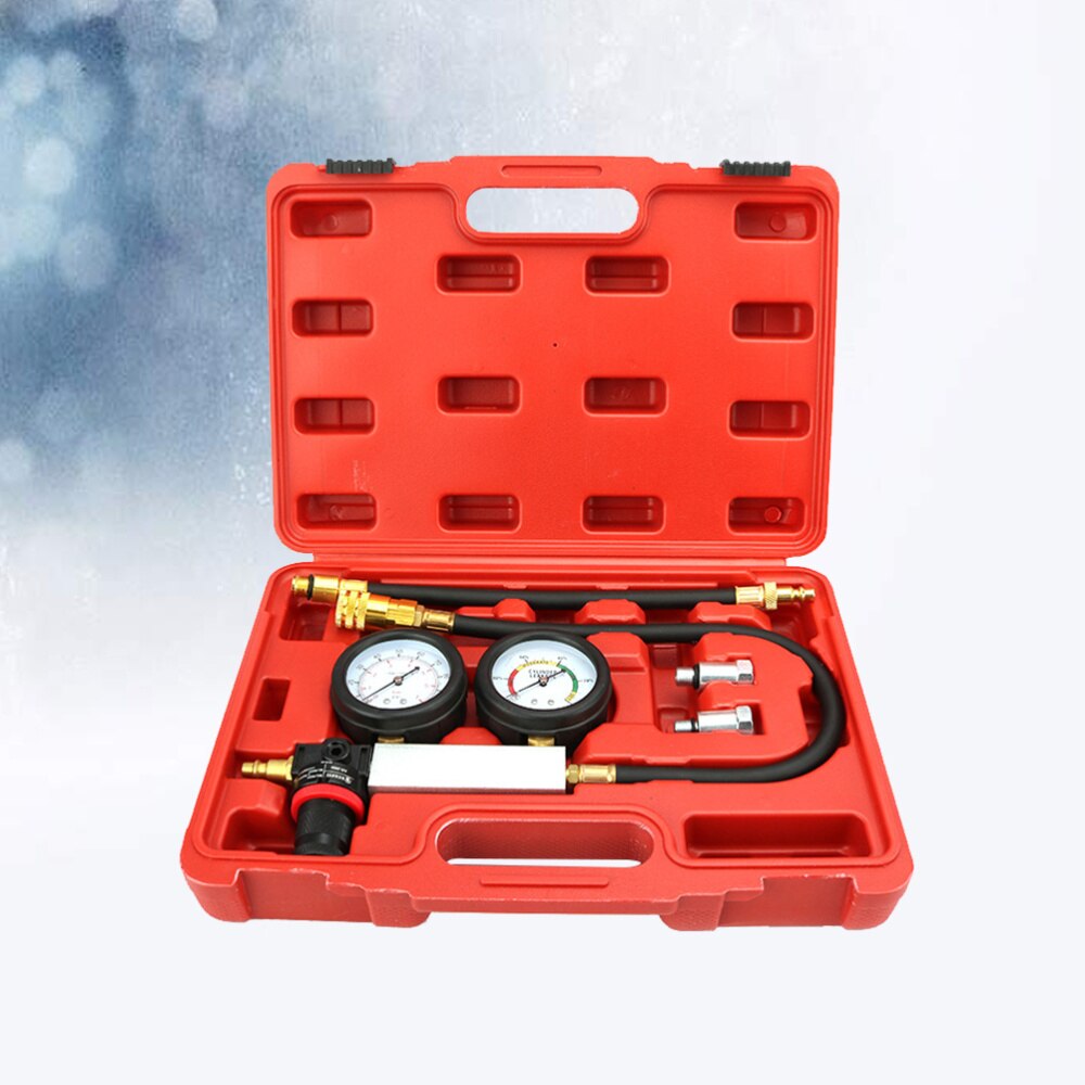 1 Set of Engine Oil Pressure Diagnostic Tester Tool Set Digital Oil Pressure Gauge Car Meter