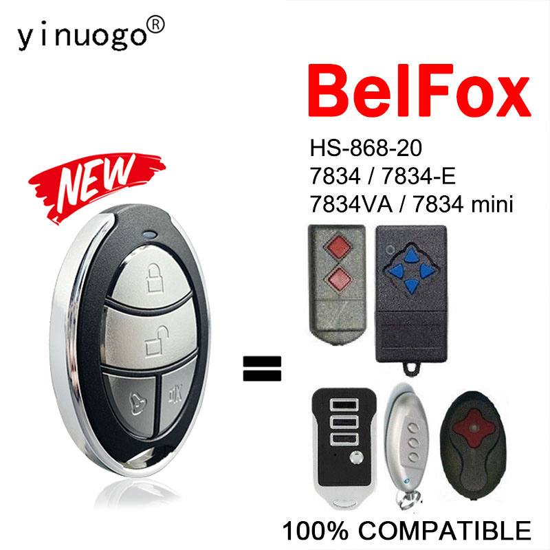 For 868MHz HORMANN MARANTEC BERNER BelFox DICKERT Garage Door / Gate Remote Control Face to face Clone Hand Transmitter