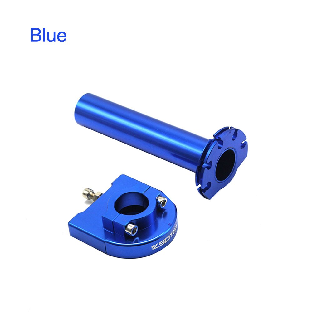 ZSDTRP Aluminum Grip Throttle Motorcycle Handle Bar Grip Throttle Assist CNC Alloy Twist Gas Handle for KTM: Blue
