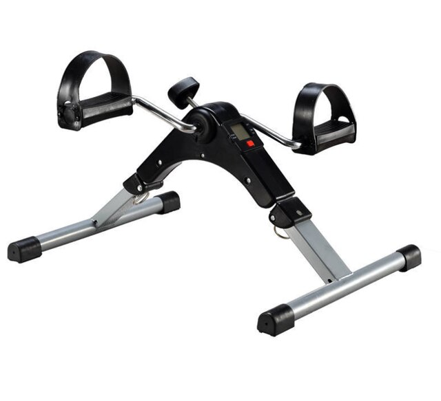 Pedaaltrainer, beentrainer voor thuis, stille motor, 12 snelheden, hometrainer, senioren, thuis, fitnessapparaten