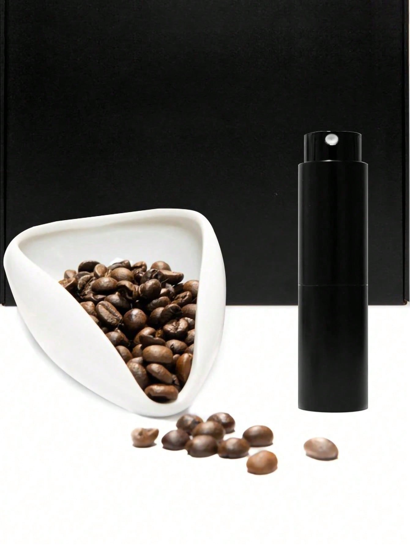 1pcs Coffee Beans Dosing Measuring Tray Coffee Tea Leaves measuring spoon for coffee weighing plate White porcelain tea dispens