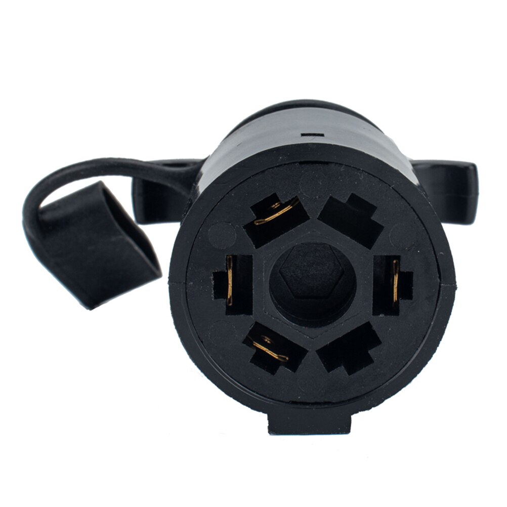 Trailer Plug Sturdy Black 12V 7 Way 7 Pin to 4 Pin Trailer Plug Connector Light Adapter for Trailer Truck Boat RV