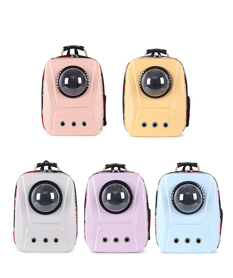 Space Capsule Astronaut Pet Cat Backpack Bubble Window for Kitty Puppy Chihuahua Small Dog Carrier Crate Outdoor Travel Bag Cave