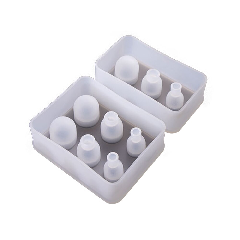 1 stück ovale kugelperlen mit loch, silikonform, diy-schmuckherstellung, epoxidharzform, handgefertigter schmuck, anhänger, accessoires, bastelarbeiten