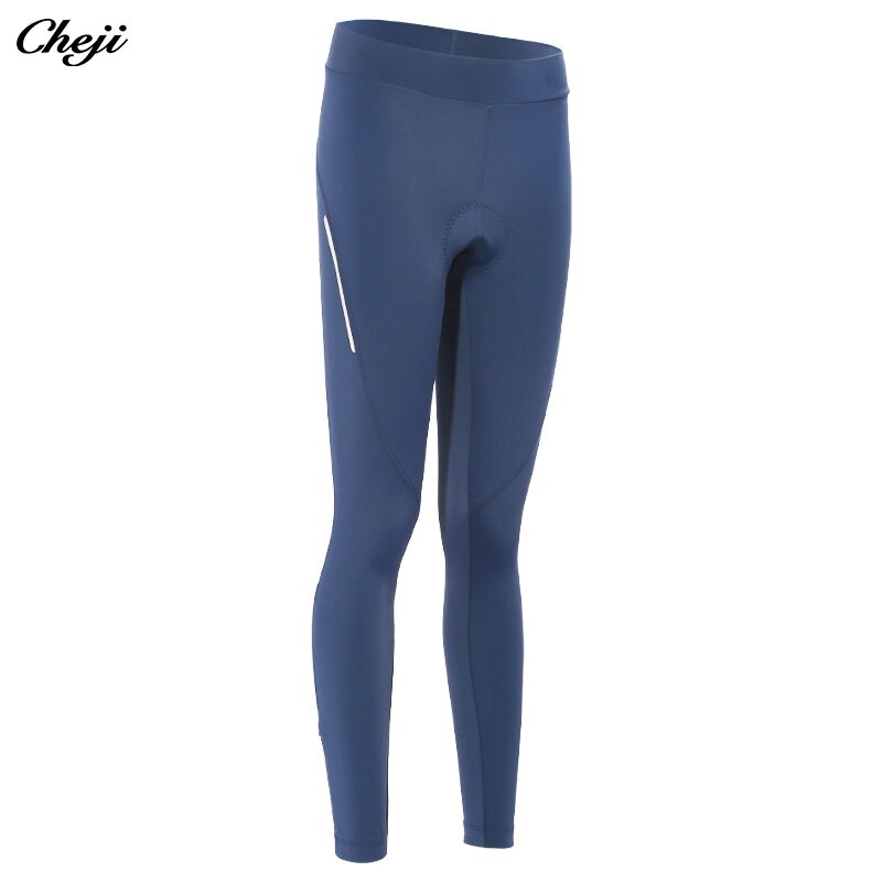 Cheji Cycling Pants Women - Lycra - Zipper Fly - Full Length - Cycling Apparel