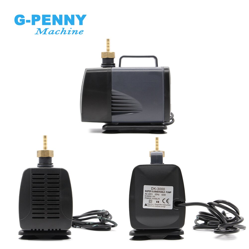 pump 60w 220V water pump max head 3m max flow 3000L/H Multi-function submersible pump!