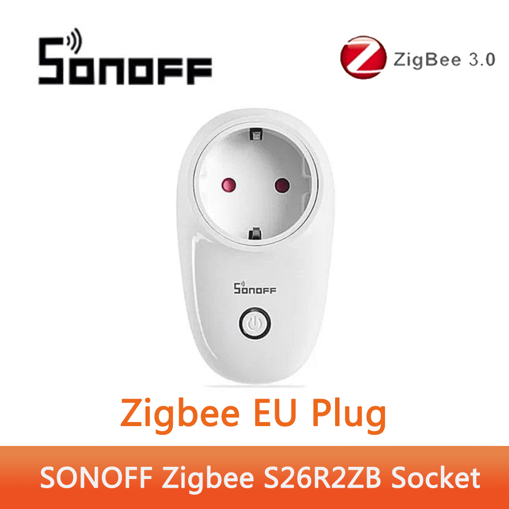 SONOFF ZB-llave electrónica USB Dongle Plus Zigbee 3,0, analizador inalámbrico Zigbee Gateway, Zigbee2MQTT ZHA, captura con antena: Zigbee DE Plug