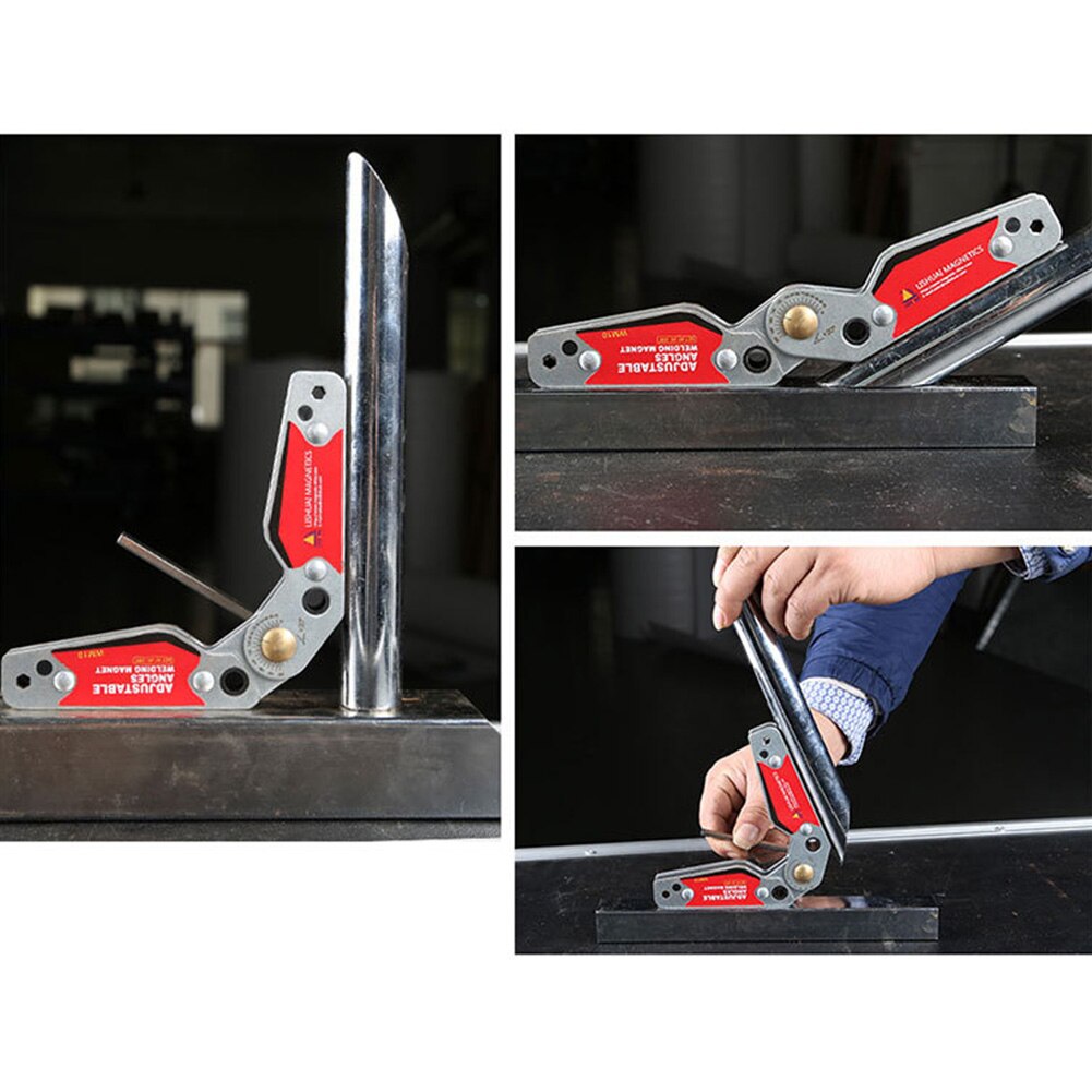 WM10 Magnetic Holder Hardware Clamp Strong Adjustable Angle Locator Corner Hand Tools Home Fixture Welding Positioner #734