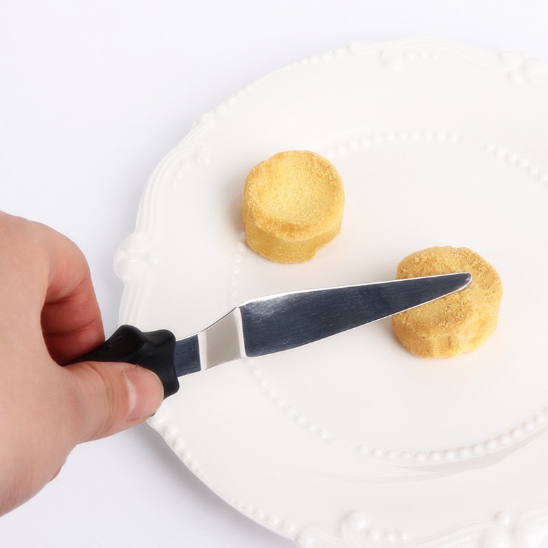 3Pcs/Set Blade Black Spatula Cake Icing Spatula Smooth Filling Tool Cutter Set Baking Pastry Decorating Tool