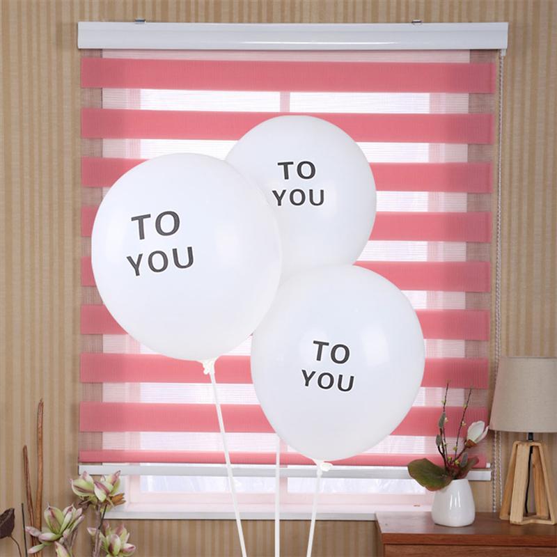 100pcs 12 Inch Birthday Balloons HAPPY BIRTH DAY TO YOU Letter Printing Balloons Latex Balloons