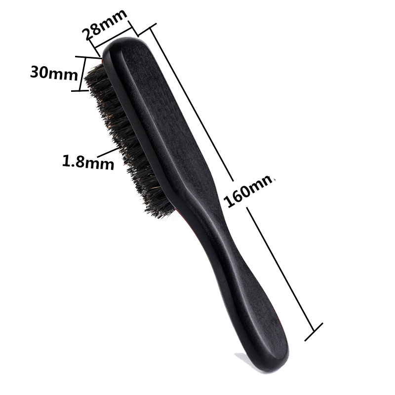 Material de cerdas de jabalí, cepillo de barba de haya, herramientas profesionales de afeitado, cepillo de afeitar para reducir el Frizz, accesorios de barbería