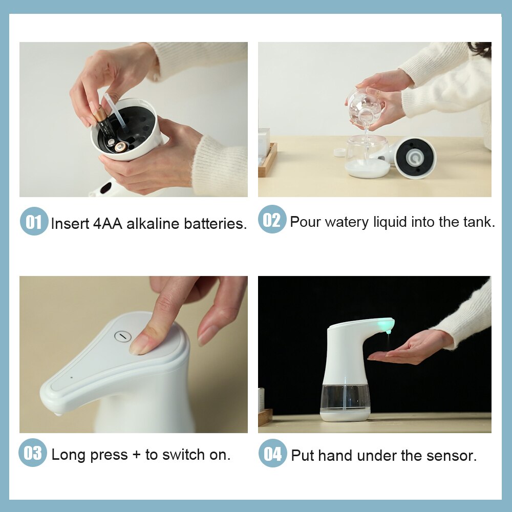 Automatic Spray Liquid Dispenser Touchless Infrared Motion Sensor Soap Dispenser Atomizer Mist Dispenser