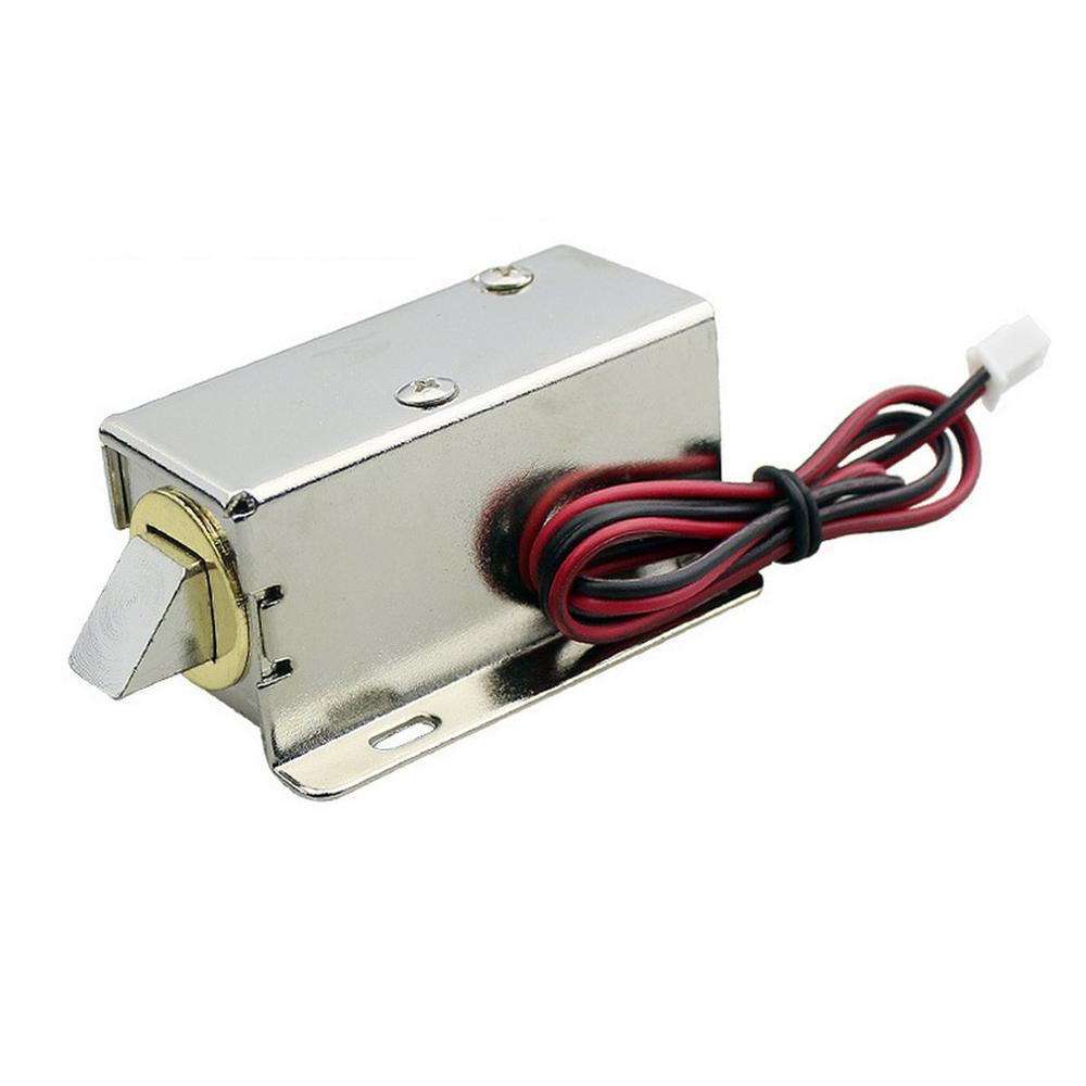 LY-03DC12V File Display Cabinet Drawer Latch Assembly Solenoid Electric Lock Fit For Desk Cabinet Window Or Safe Box