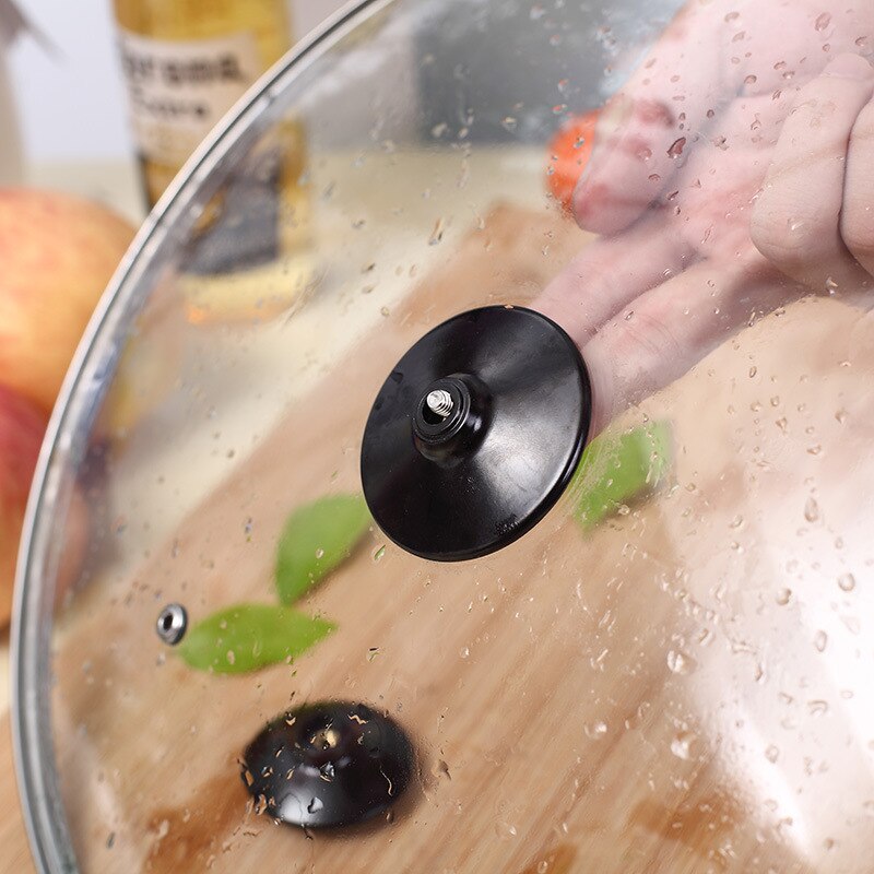 1PCS Replaceable Universal Lid Handle Stainless Steel Circular Holding Glass Lid Cookware Pot Microwave Cover