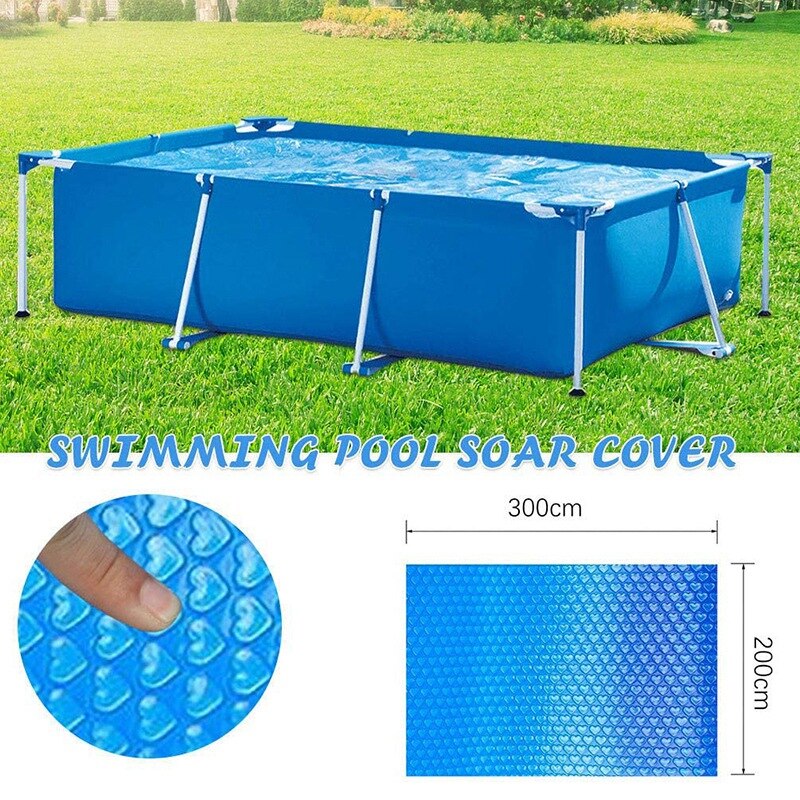 Pooltäcke regntätt starkt och hållbart dammtätt golvdukmatta för utomhus trädgårdspool 300 x 200cm
