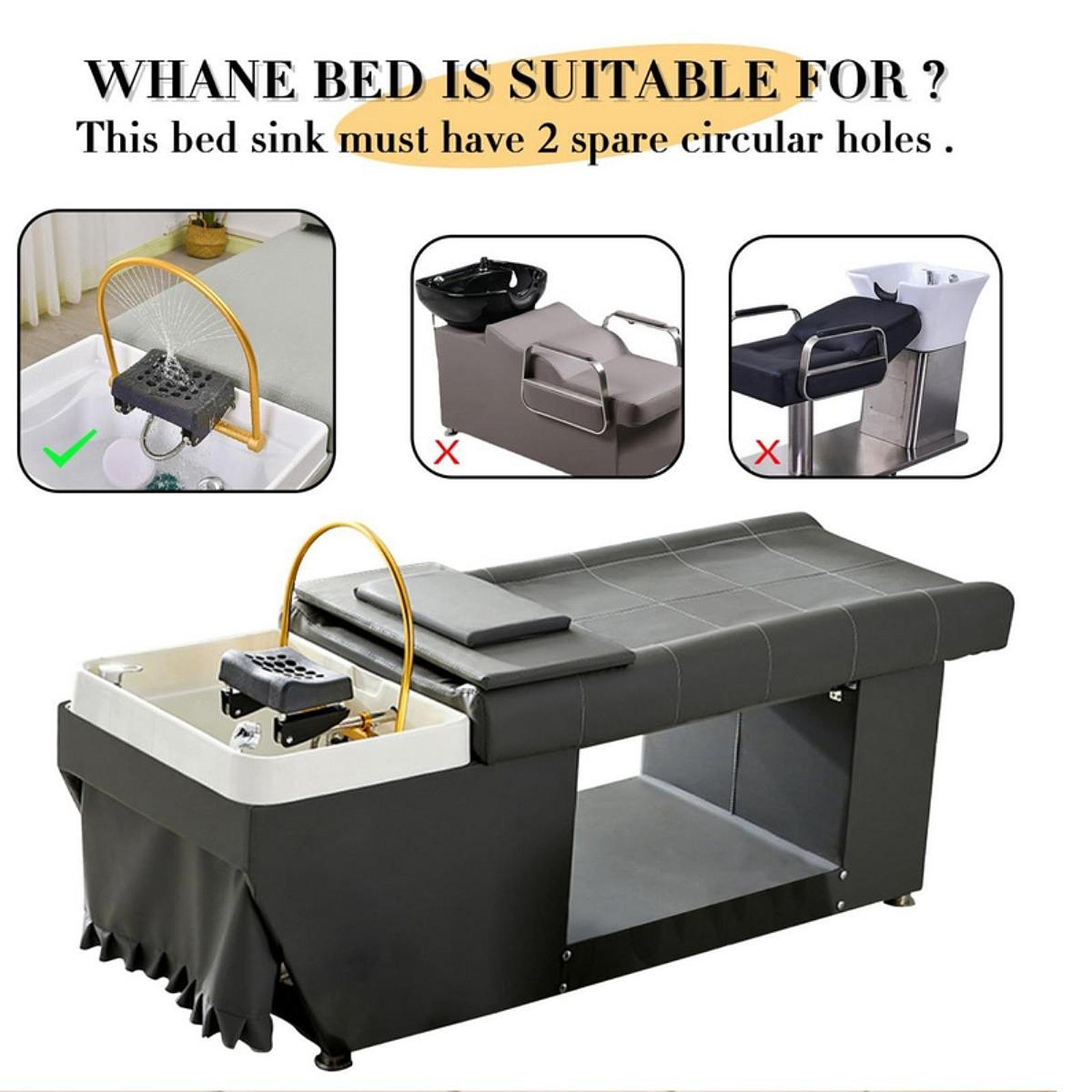 Shampoo Wastafel Apparatuur Hoofdtherapie Watercirculatie Accessoires Shampoo Bed Kapper Spa Wastafel Doucherek Met Kussen