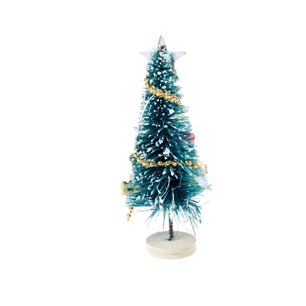 1pz FAI DA TE Albero Di Natale ottavino Albero di Pino mini Alberi di Collocato Nel desktop Complementi Arredo Casa Di Natale Dollhouse Decorazione Regali per Bambini