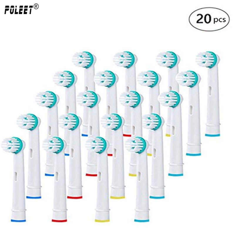 20 stk/lot elektriske tannbørstehoder od -17a od17a erstatninger for oral-bi pleie for orto tannregulering tennene rense verktøy