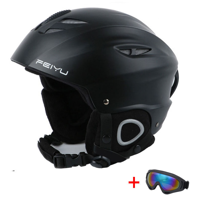 Männer Frauen Ski Sicherheit Helm mit Brille Sport Winddicht skaten Skifahren Helm Warme Atmungsaktive Snowboard Schneemobil Helm
