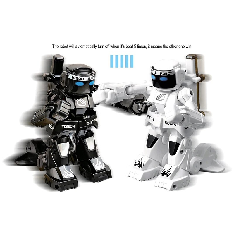 RC combat boxe Robot jouets 2.4G combat Intelligent télécommande Robot deux manettes de contrôle boxe combat Robots jouet modèle