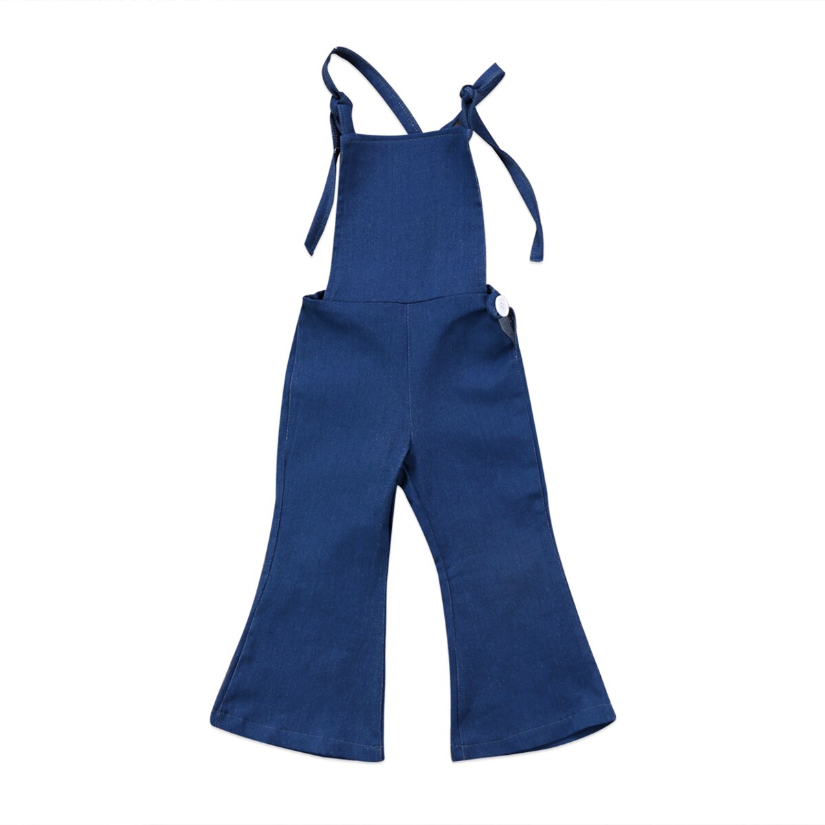 Mono vaquero para niñas pequeñas, ropa sin mangas, con espalda descubierta, 1-6T