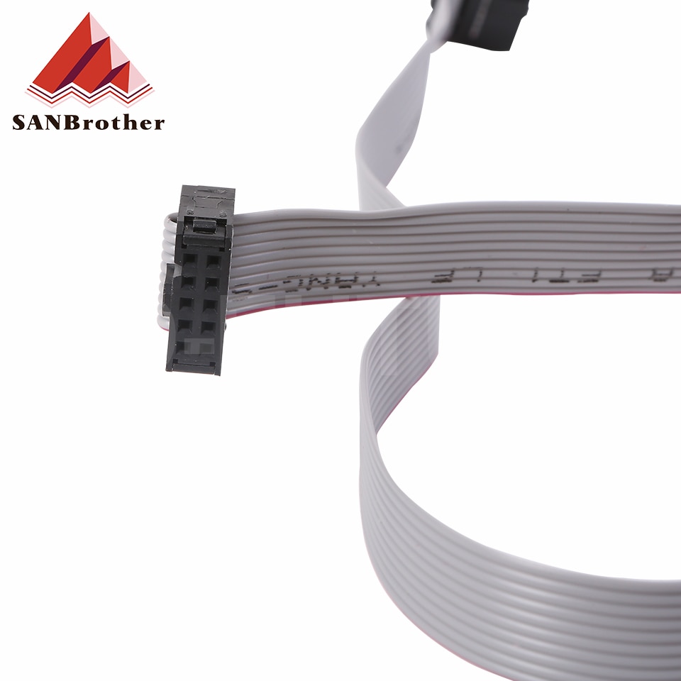 2 Stück 10P 60cm 70cm 80cm 2864 LCD 2004 LCD-Verlängerungskabel MKS Prusa Ramps RepRap Anet i3 FT5 3D-Flachband-Datumskabel