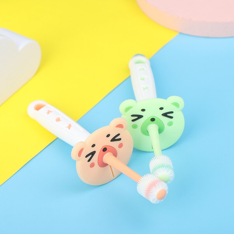 360-Graden Gratis Rotatie Veiligheid Zachte Tandenborstel Kids Mondhygiëne