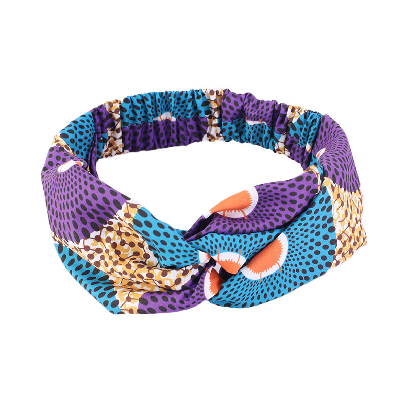 Afrikaanse Gedrukt Twist Hoofdband Vrouwen Sport Elastische Headwrap Haar Sjaal Breed Stretch Haarband Bandana Haaraccessoires