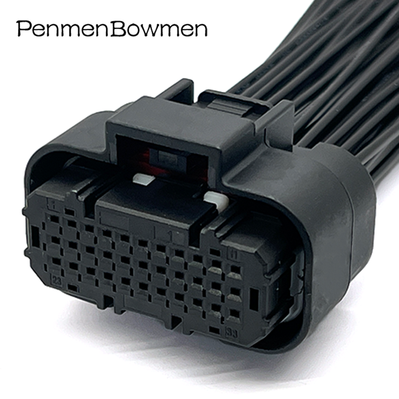 1 Pc 33 Pin 0.6Mm Auto Ecu Lage Stroom Pcb Stekker Kabelboom Auto Connector Voor Yamaha Motorfiets 1554461-1 1554458-2