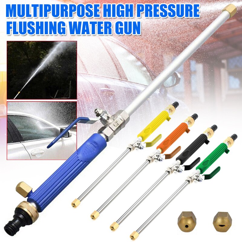 High Pressure Water Sprayer Washing Device Car Washer Spray Metal Water Device Car Washing Tools Garden
