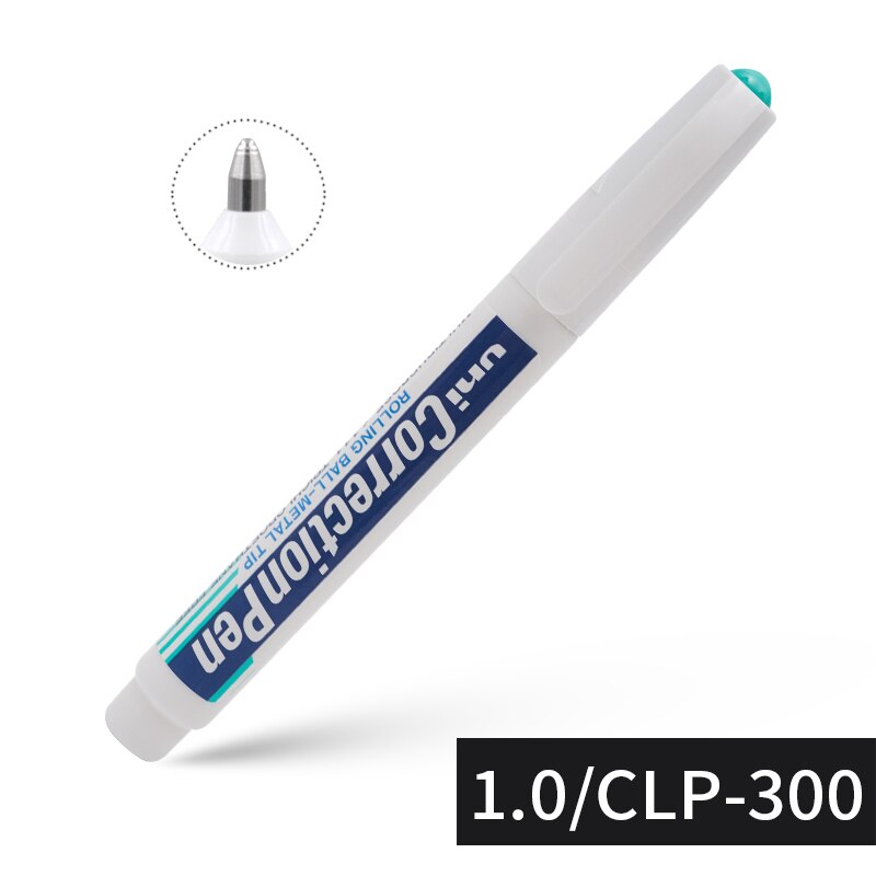 UNI Korrektur Stift 8 ml 1,0mm Flüssigkeit Rolling Ball Metall/Kunststoff Spitze Kapazität Große ungiftig Marker für Büro &amp; Schule Liefert