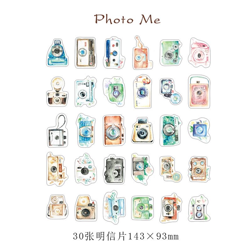 1set bookmarks<photo me! >30 art vintage bookmarks