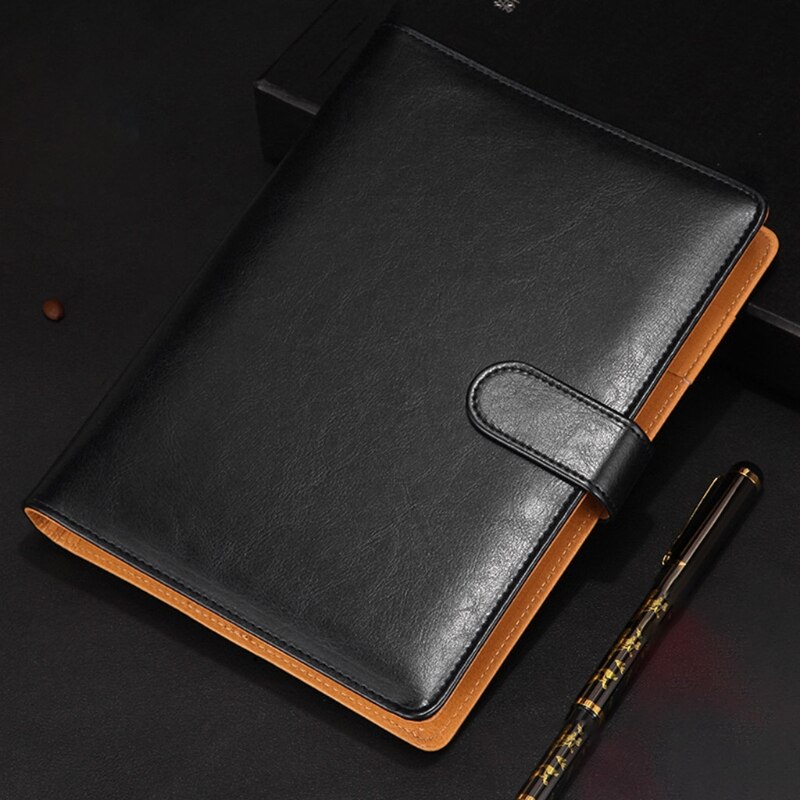 A5 B5 Leather Notebook Diary Notepad Sketchbook Business Journal Planner Agenda Organizer Office School Supplies