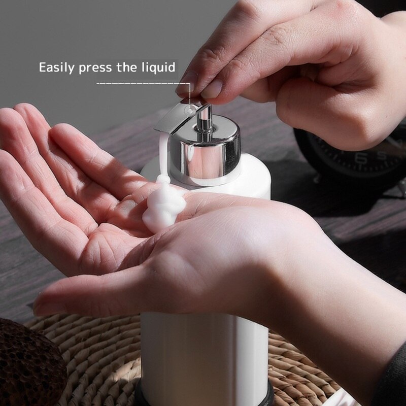 Black Soap Dispenser Bathroom Accessories Wall Mounted Liquid Soap Organize Plastic Bottle 240ml Bottles
