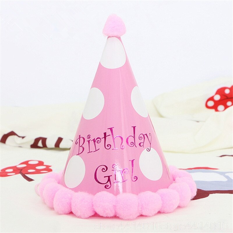 10pcs/set Birthday Festival Decorations Hat Paper Cap DIY Cone Hats Children Party Supplies Birthday Party Ornament 66: 10