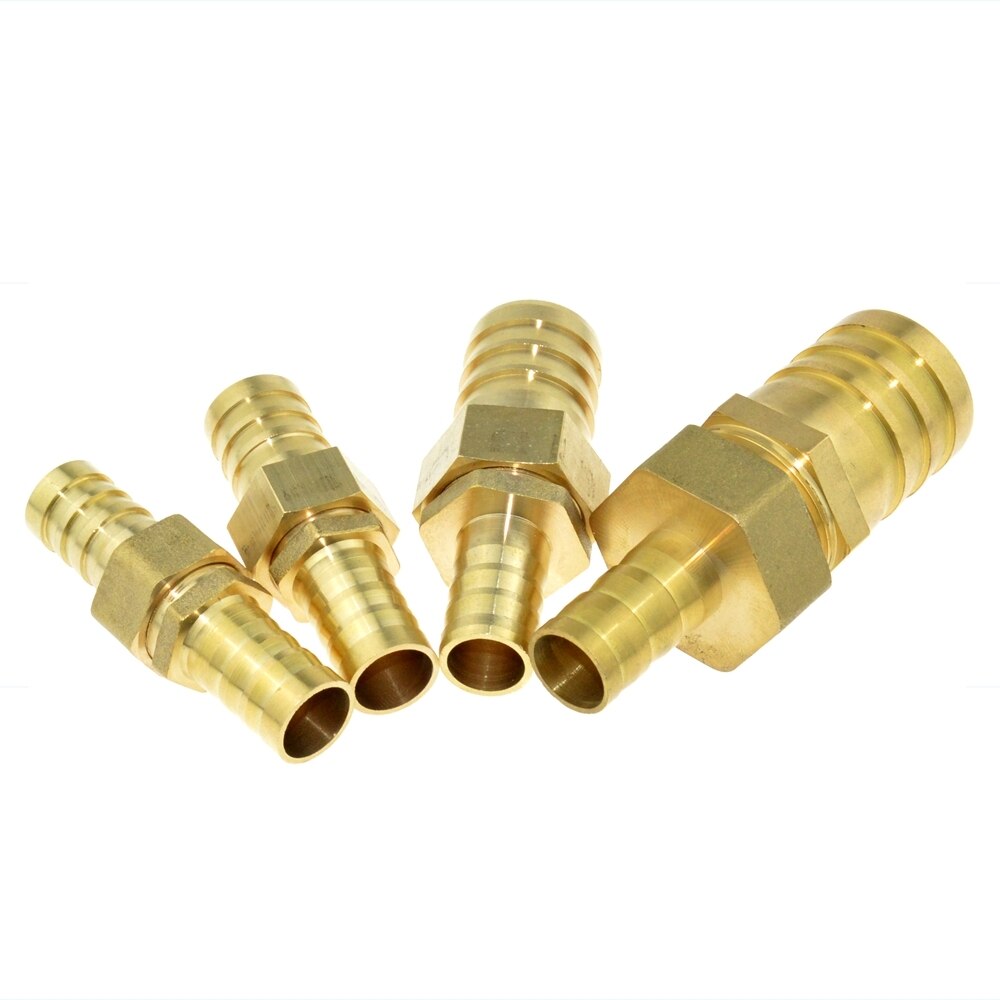 Brass Fitting 16mm Hose Barb to 19mm 25mm 32mm OD Hose Gas Coupler Connector Raccord Barb Reducer Copper Pipe Air Tube Adapter