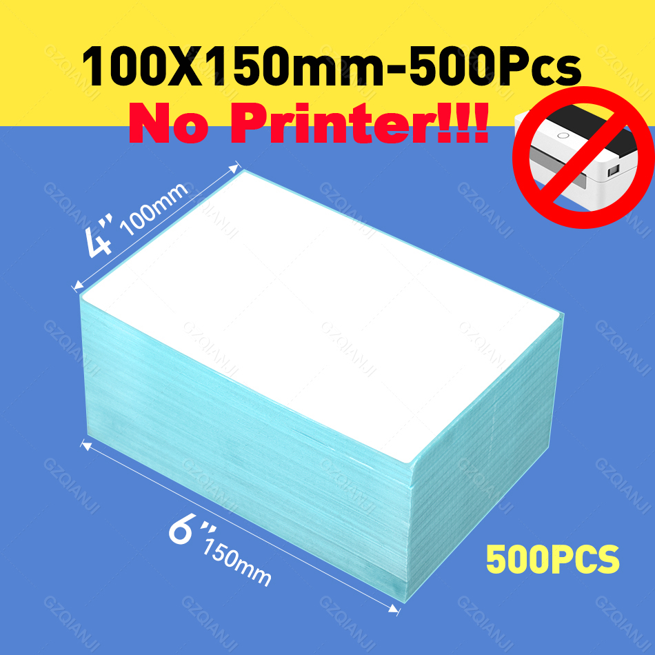 4x6 Label Printer WiFi Bluetooth USB Thermal Sticker Maker Desktop Barcode Printer for High Speed Express Airway Bill: PURPLE / UK Plug