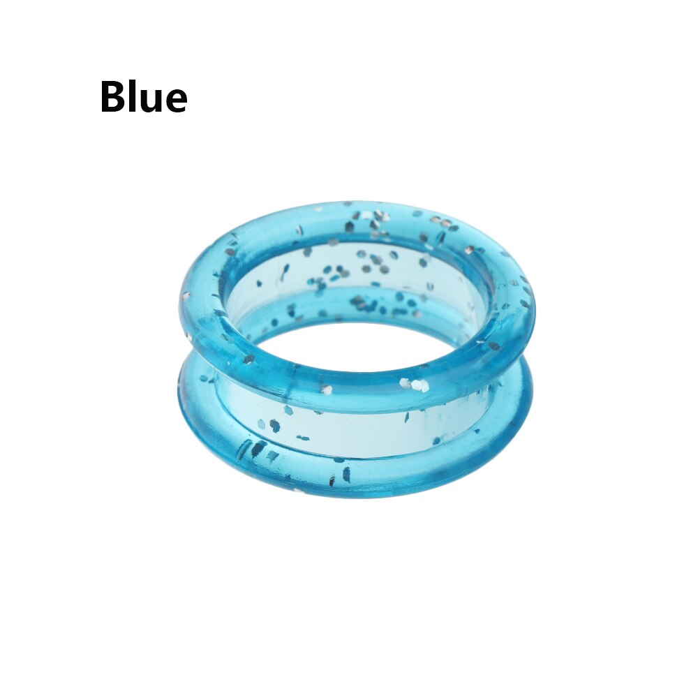 2 Stuks Professionele Kleurrijke Siliconen Ring Dierensalons Schaar Ring Fit Voor Hond Kat Haar Blikscharen Haar Snijden Accessoires: Blue